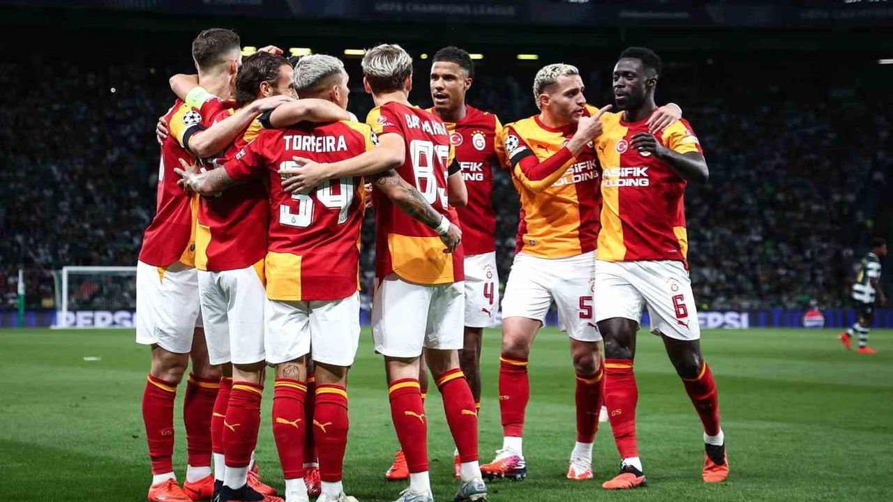 Galatasaray, Alvalade'de ilk yarıyı 1-1'lik eşitlikle tamamladı