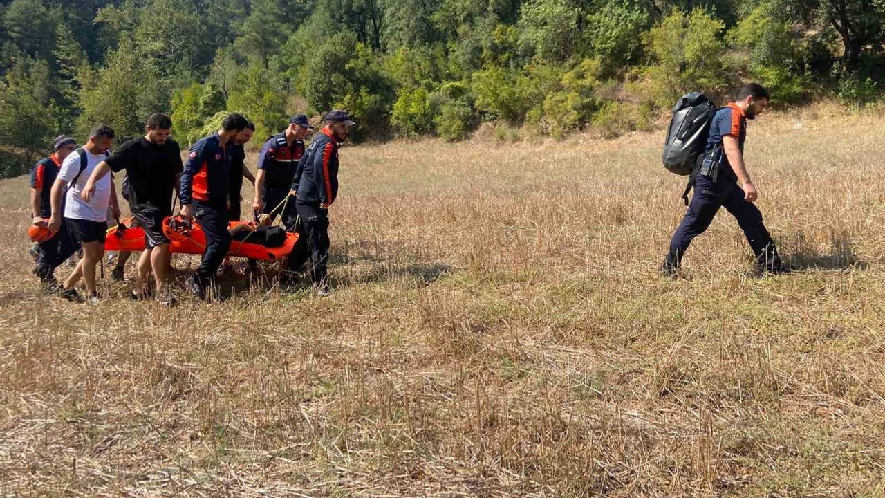 Galgamaç şelalesi kanyonunda düşen kişi ekiplerce kurtarıldı
