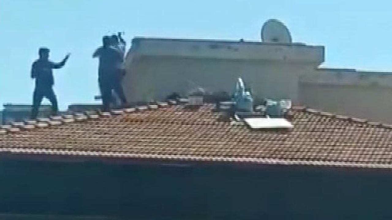 Gaziantep'te çatıdaki anlaşmazlık tehlikeli kavgaya dönüştü