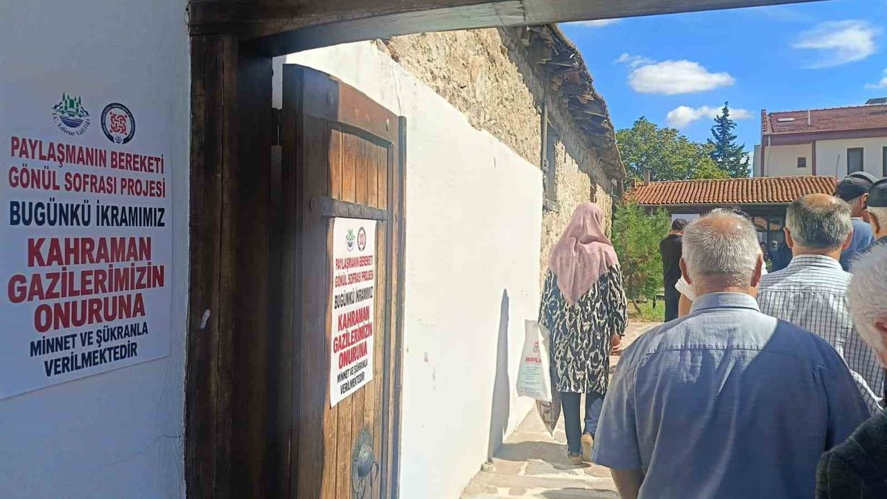 Gaziler günü: pilav, ayran ve helva ile vefa buluşması