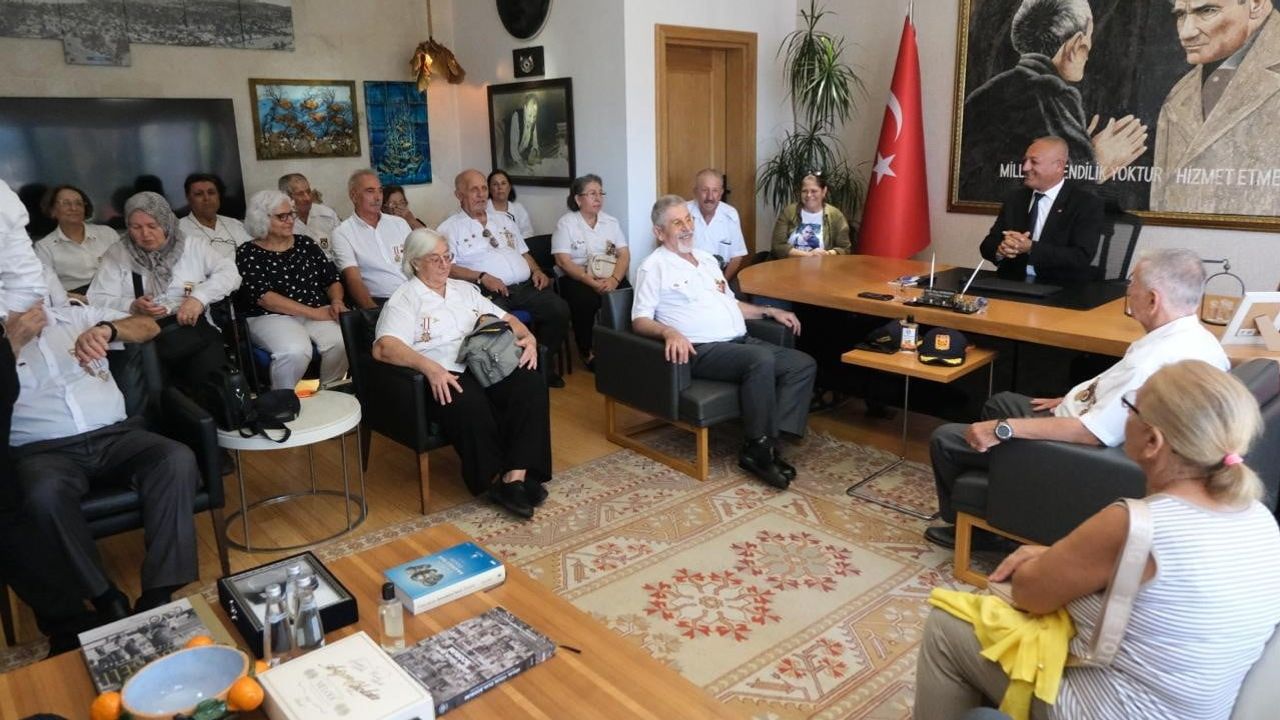 Gaziler ve aileleri Bodrum'da törenle anıldı