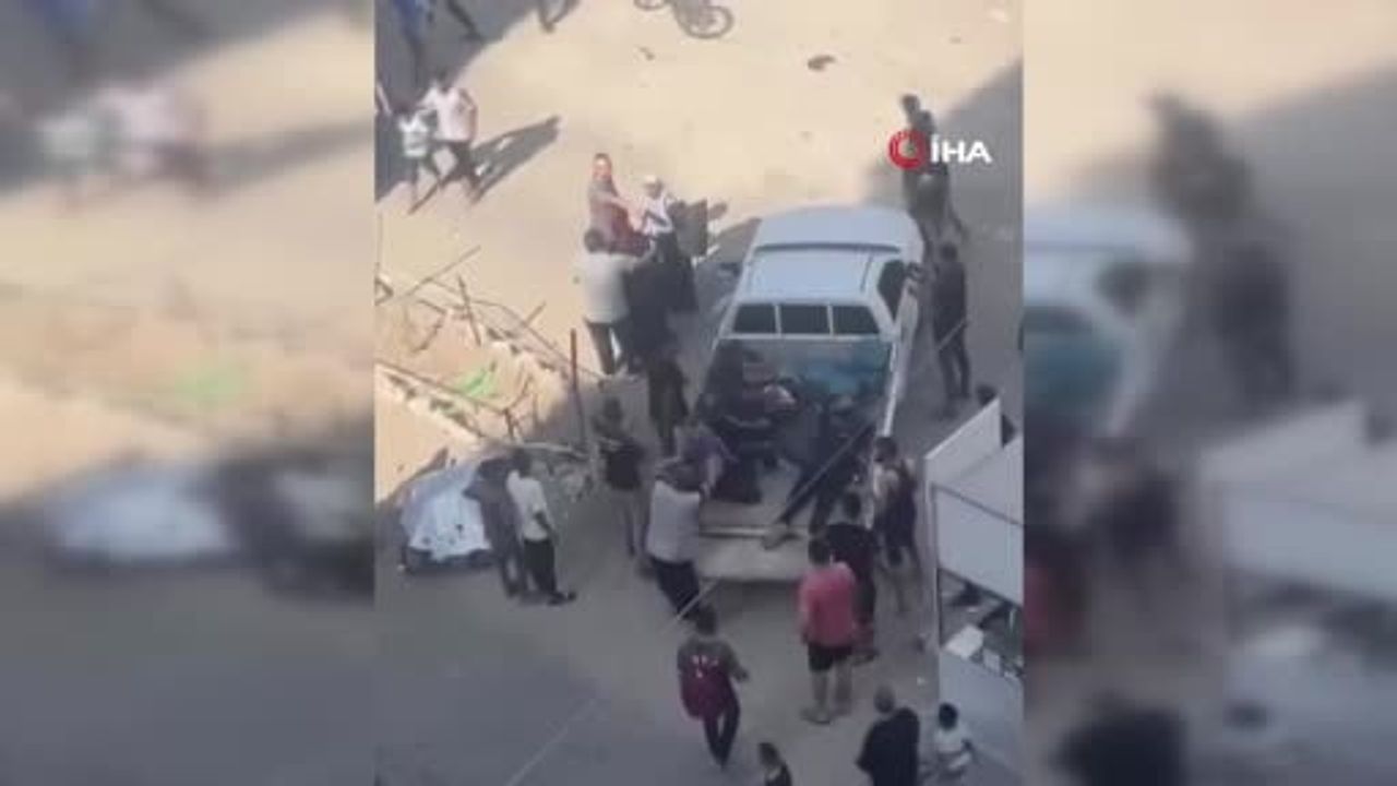 Gazze’de dronla saldırı Tal el-Hava’da sivil araç vuruldu: 2 ölü, 13 yaralı