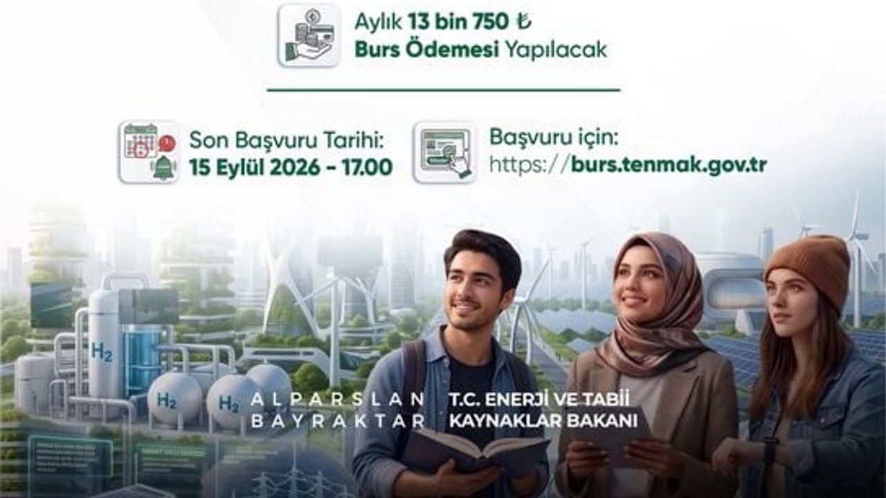Gençlere yönelik 500 kişilik TENMAK bursuyla enerjide bağımsızlığa yatırım