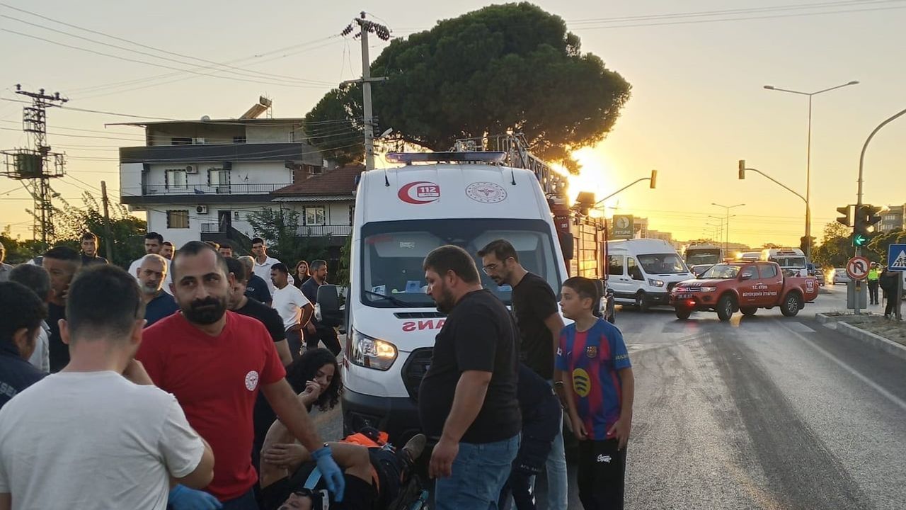Gerenkova kavşağında mikserin kontrolden çıkması 10 kişiyi yaraladı