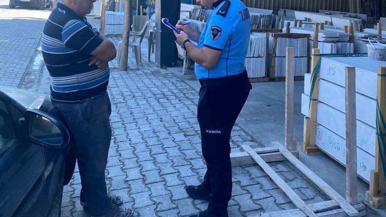 Germencik'te sanayi sitesinde mevzuat ve ruhsat uyumu denetimi