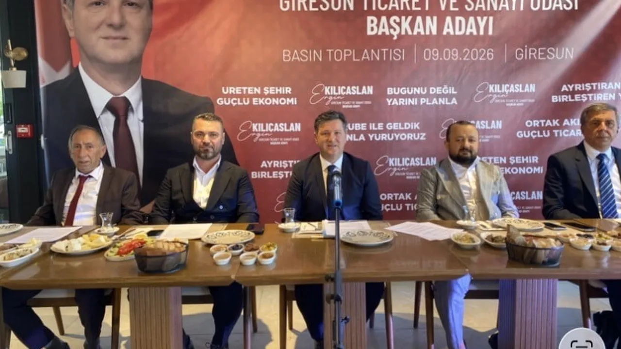Giresun'da oda yönetimine birlik çağrısı: Ergin Kılıçaslan aday