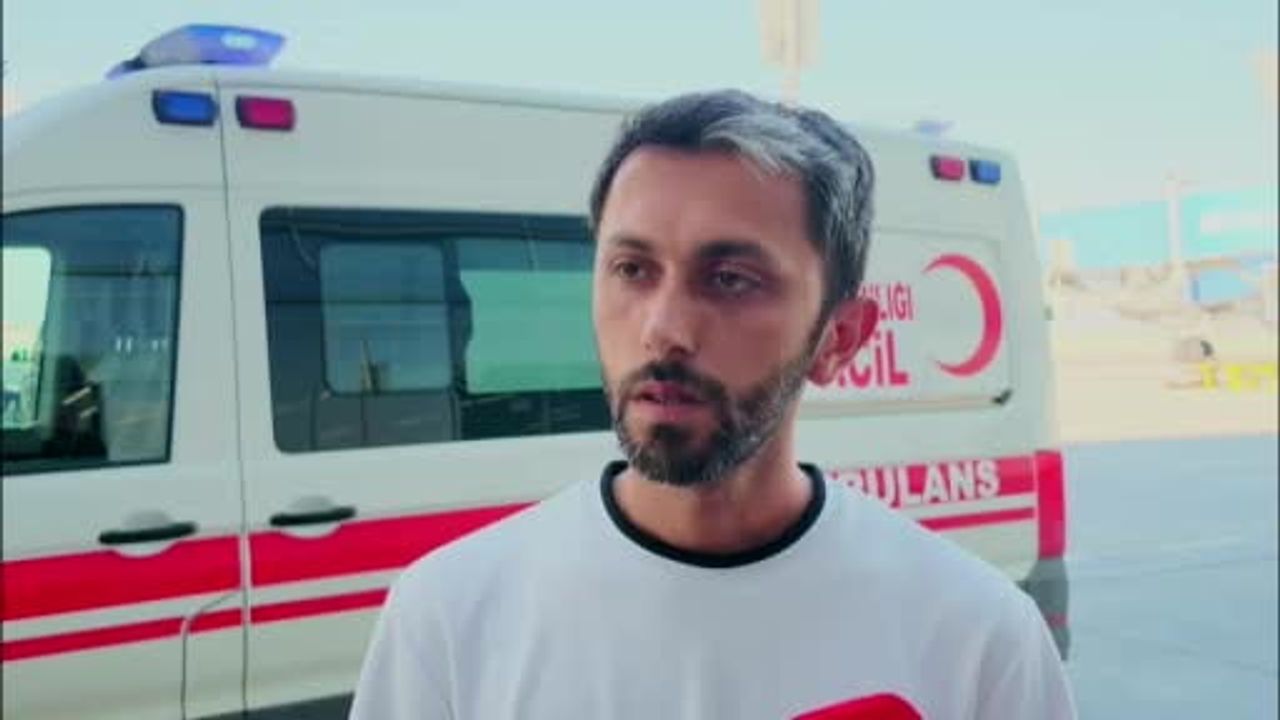Girne açıklarındaki faciada kurtulan hamile, ambulans uçakla Kocaeli'ye nakledildi