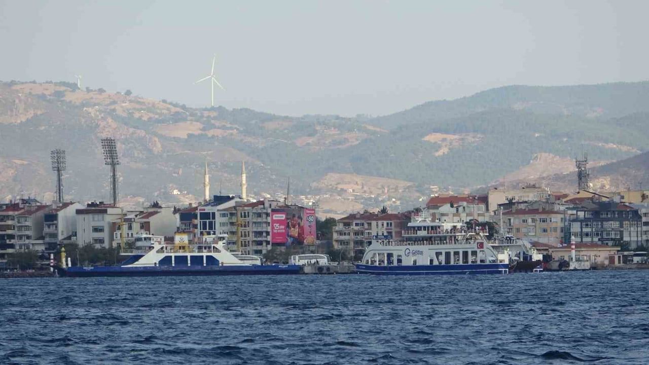 Gökçeada seferlerine olumsuz hava kısıtlaması: bazı feribotlar iptal