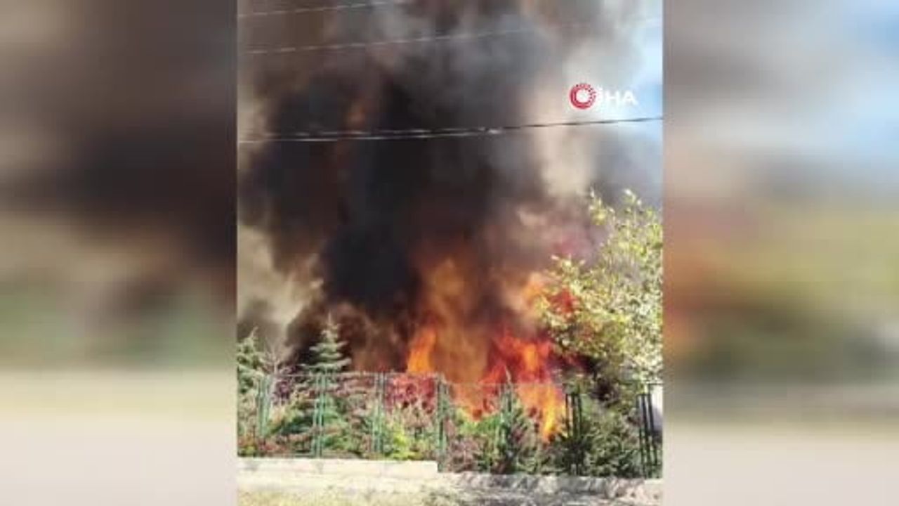 Gölbaşı'nda orman yangını: soğutma çalışmaları öncelik