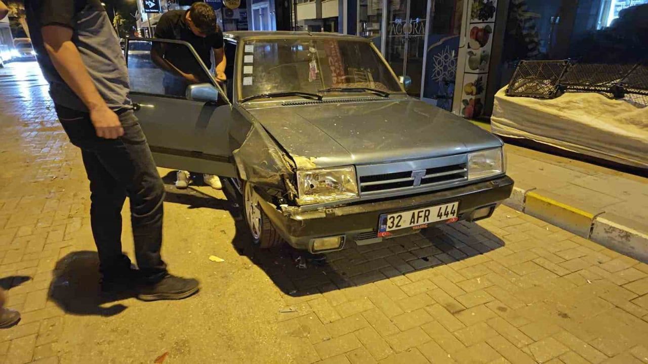 Görgüorta caddesi'nde kaza anı kameralara yansıdı: esnaf son anda ezilmekten kurtuldu