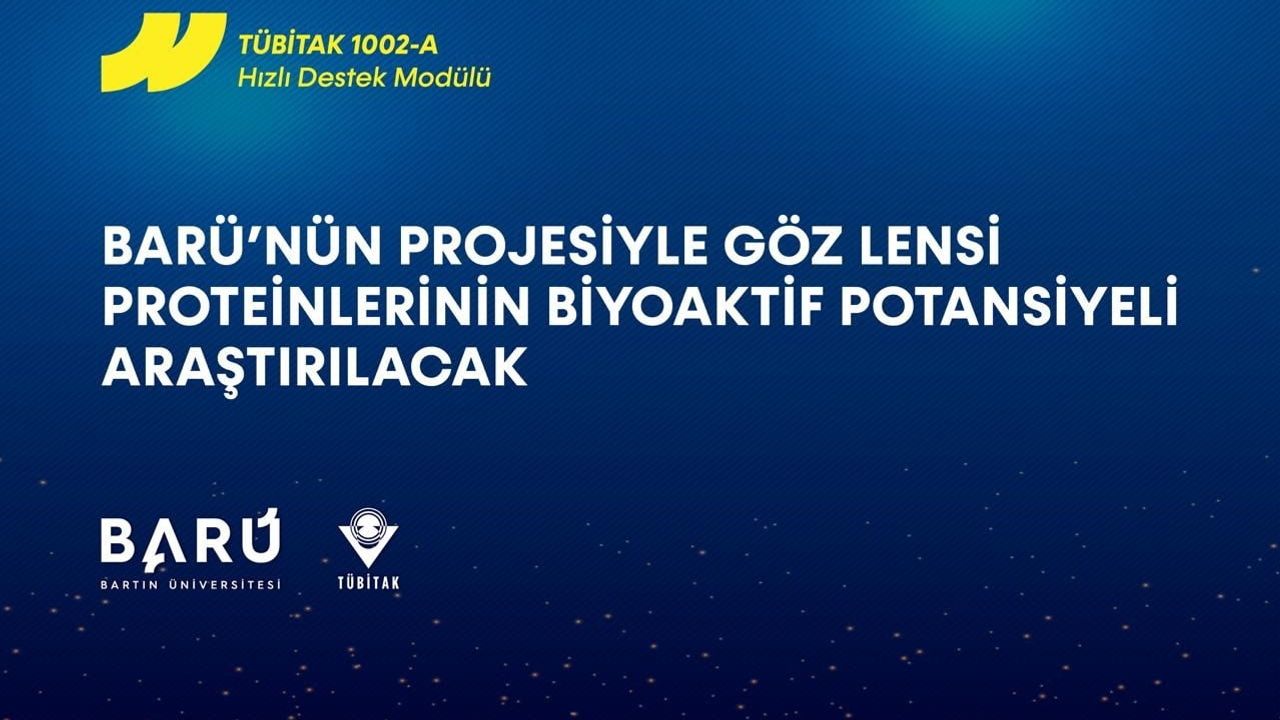 Göz lensinden biyoteknolojik peptit keşfine yeni adım
