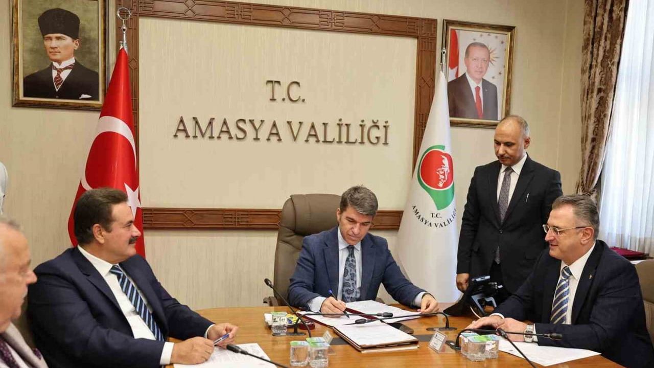 Gümüşhacıköy’e yeni istihdam kapısı: osb protokolü valilikte imzalandı