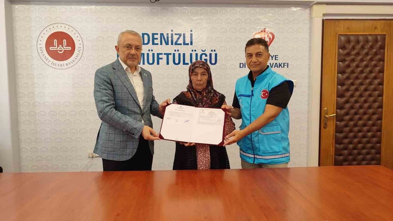 Gurbetten Denizli'ye 32 bin euro bağışıyla kur'an kursuna destek