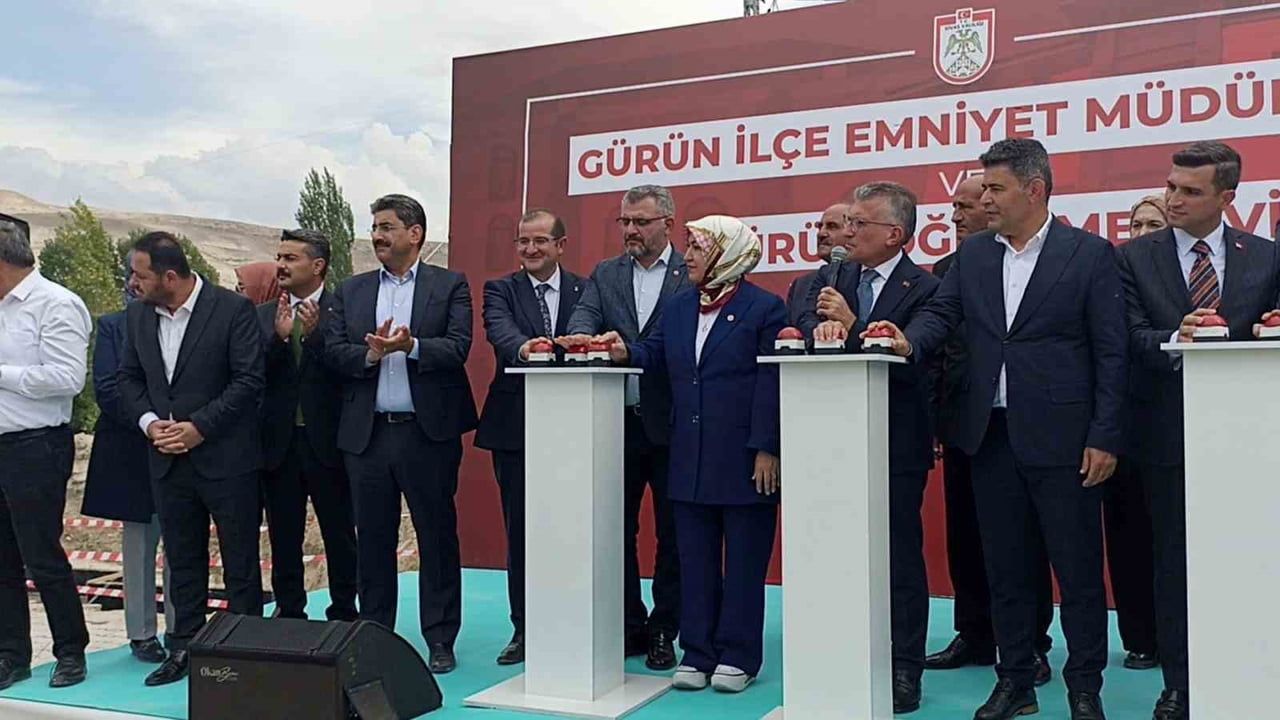 Gürün'de yeniden inşa: emniyet müdürlüğü ve öğretmenevi temeli atıldı