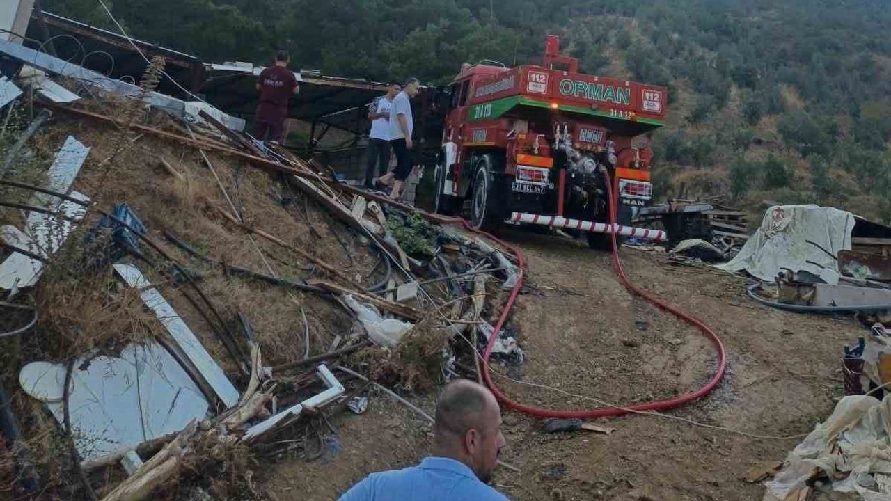 Hassa’da koordineli müdahale orman yangınının yayılmasını önledi
