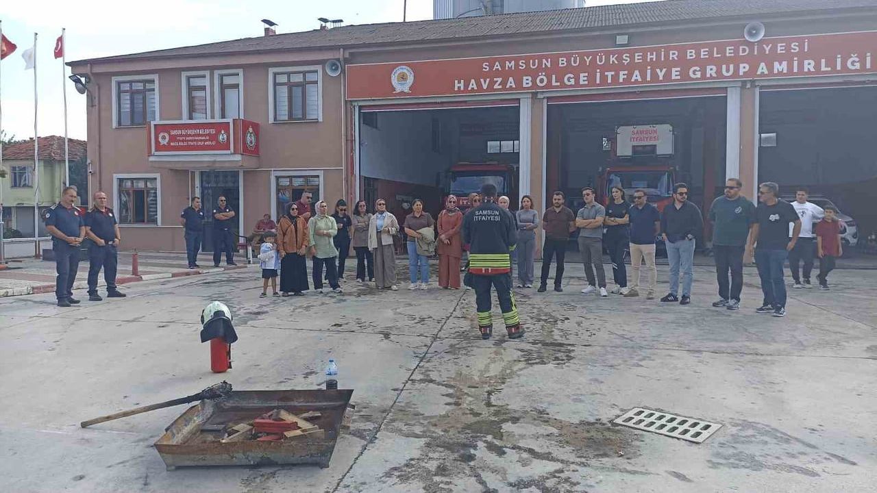 Havza'da itfaiye ve sağlık ekipleri ilk müdahalede güçleniyor