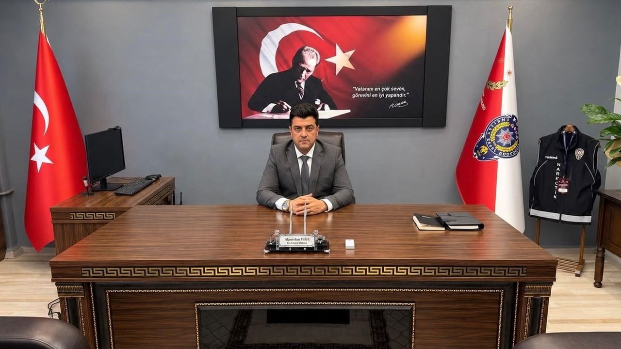 Hayrabolu'da yeni dönem: ilçe emniyet müdürü Yige göreve başladı