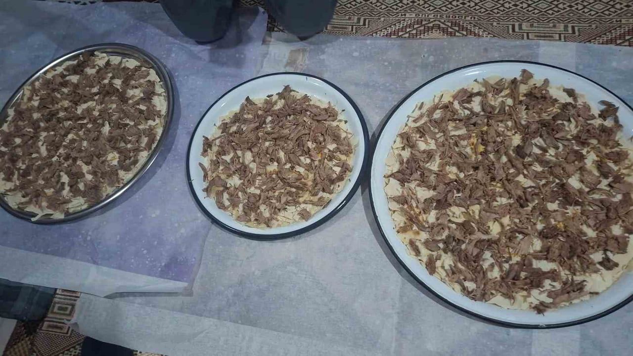 Hisarcık'ta kuru yufka ve tereyağlı tiritle kuşaktan kuşağa aktarılan ritüel