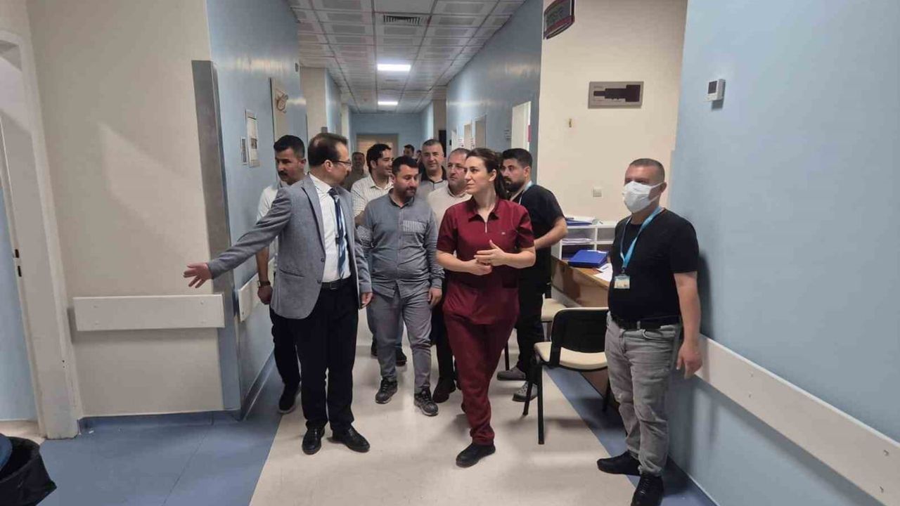 Hizmet standartları için yerinde değerlendirme: Cizre Devlet Hastanesi'nde hasta ziyaretleri