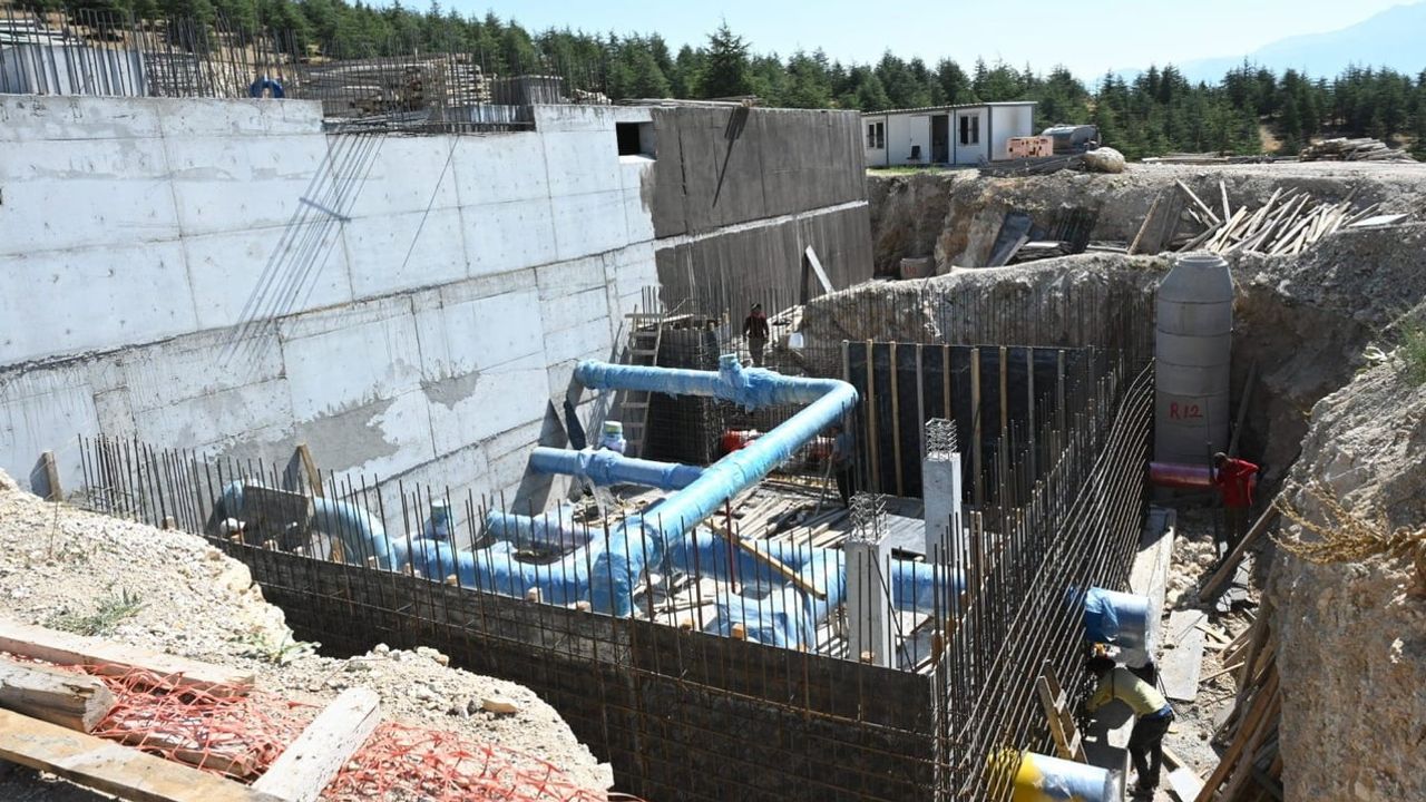 İçme suyu güvenliğine 5 bin metreküplük takviye: Çünür'e yeni depo