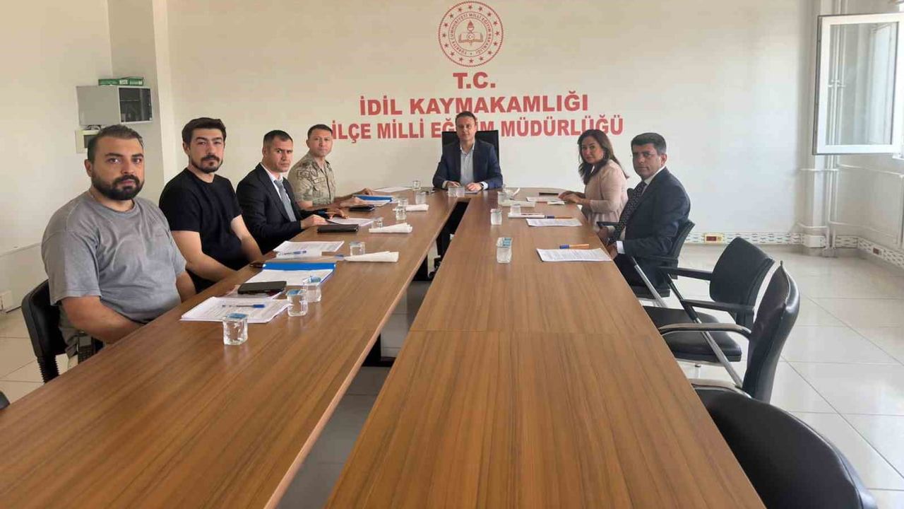 İdil'de okul çevresi güvenliği için kurumsal önlemler güçlendirildi