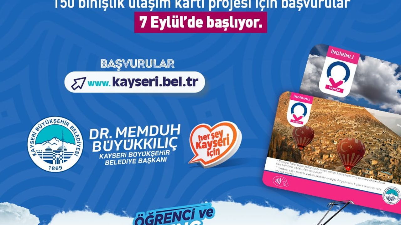 İhtiyaç sahibi öğrencilere aylık 150 binişlik ulaşım desteği için başvurular 7 eylül'de başlıyor
