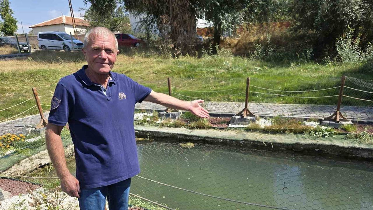 İki bin yıllık antik havuz köyün hafızasını canlandırdı