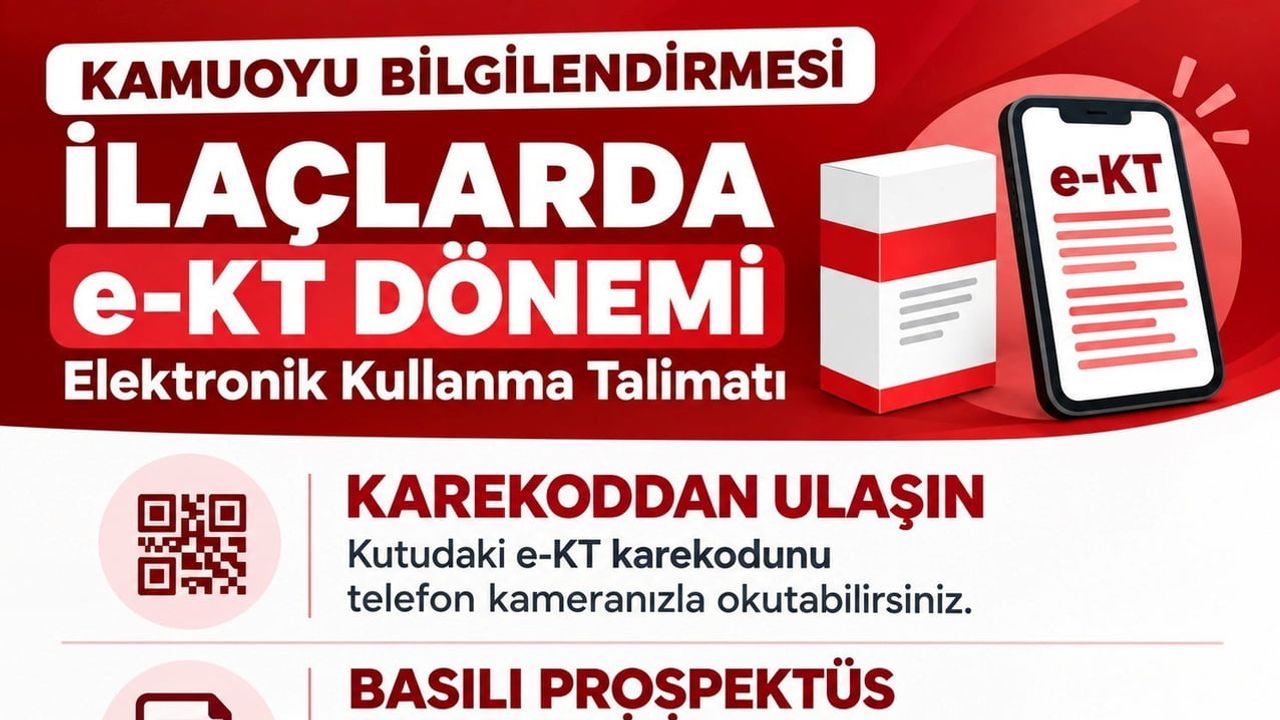 İlaçlarda e-KT dönemi: karekodla erişim ambalaj eksikliği sayılmıyor