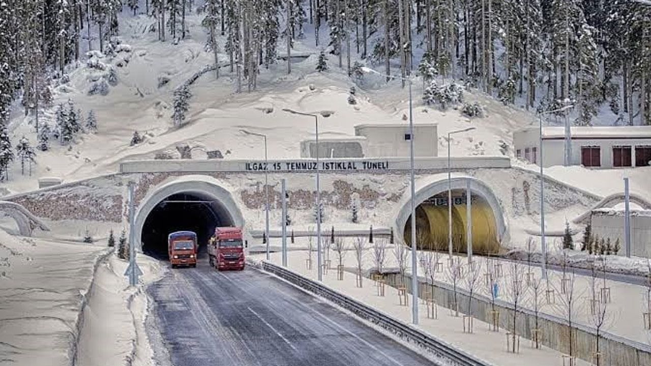 Ilgaz tünelinde 10 Eylül'de tek günlük trafik kesintisi