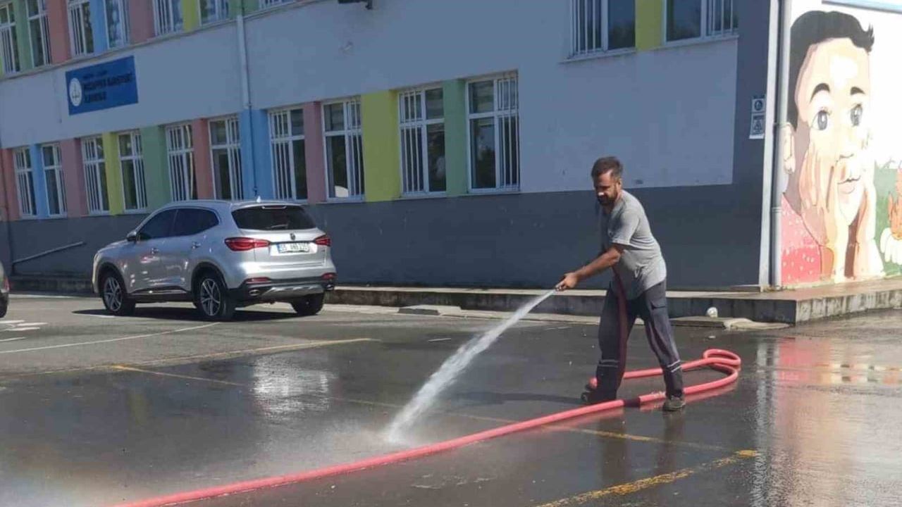 İlkadım'da okullar yeni döneme hijyenle hazırlanıyor