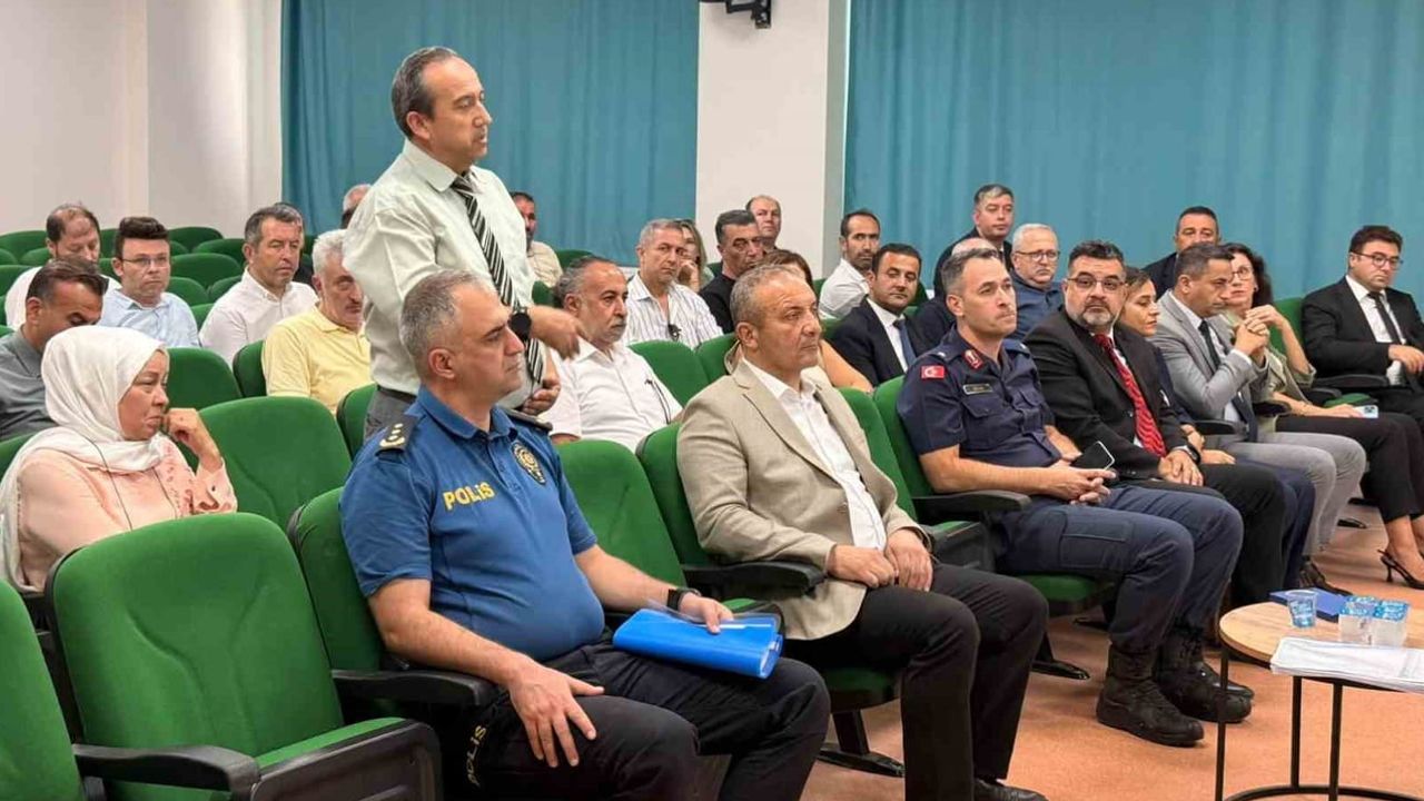 İncirliova'da okullar için kapsamlı güvenlik tedbirleri konuşuldu