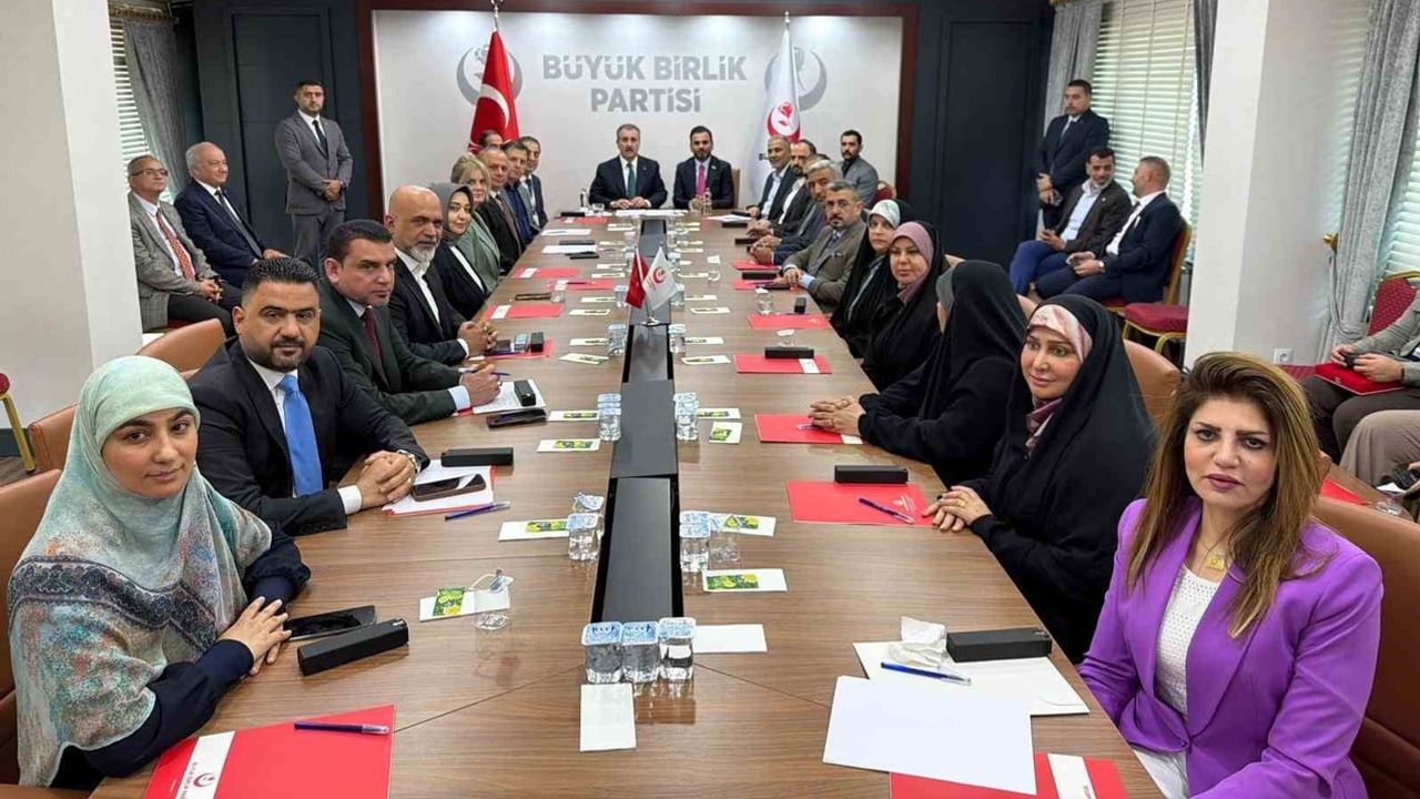 Irak’ın El Hikmet milletvekilleri BBP’de kalkınma ve güvenliği masaya yatırdı