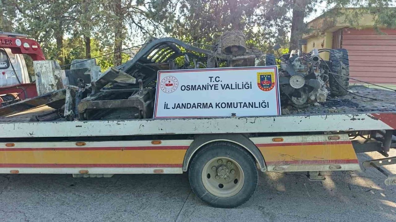 Jandarma 168 saatlik görüntüyle çalınan forkliftin izini sürerek 3 kişiyi tutukladı