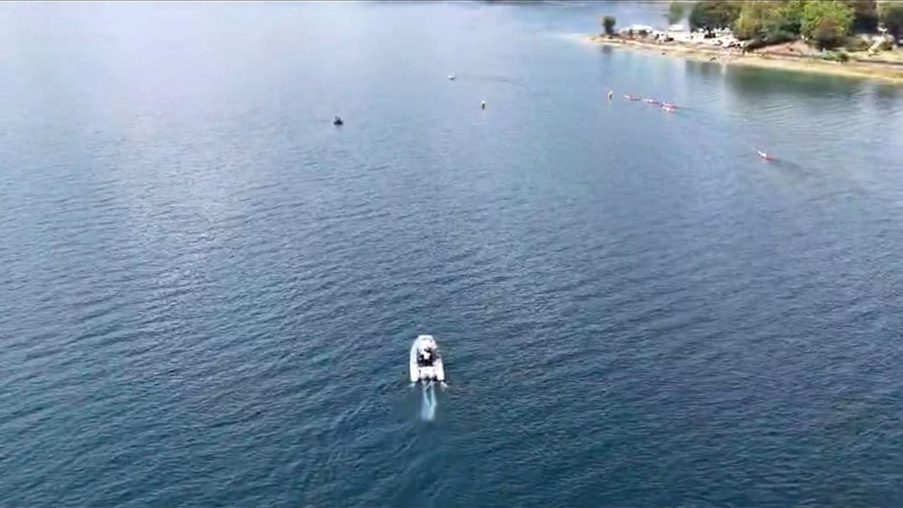 Kaan Ege Baran anısına Sapanca Gölü'nde kano yarışları düzenlendi