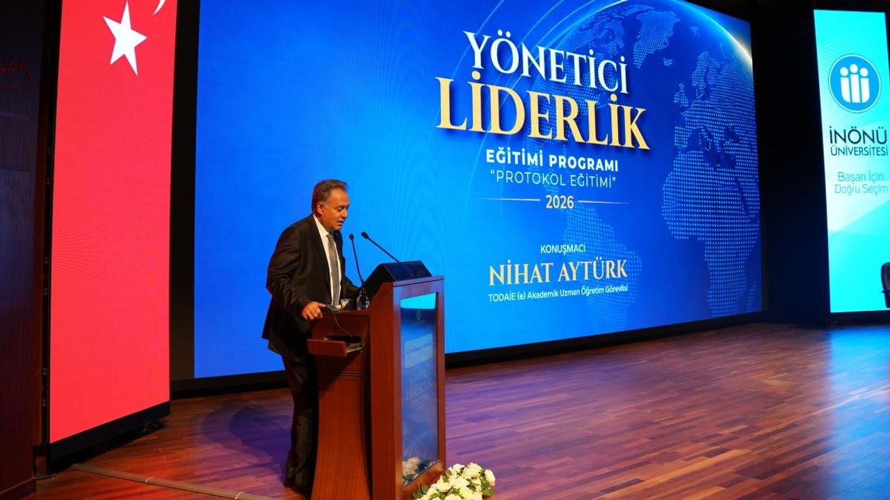 Kamu hizmetinde saygı dili: İnönü Üniversitesi'nde protokol ve temsil eğitimi tamamlandı