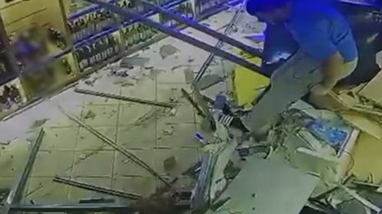 Kamyonla dükkana giren şüpheli veresiye tartışmasının ardından tutuklandı