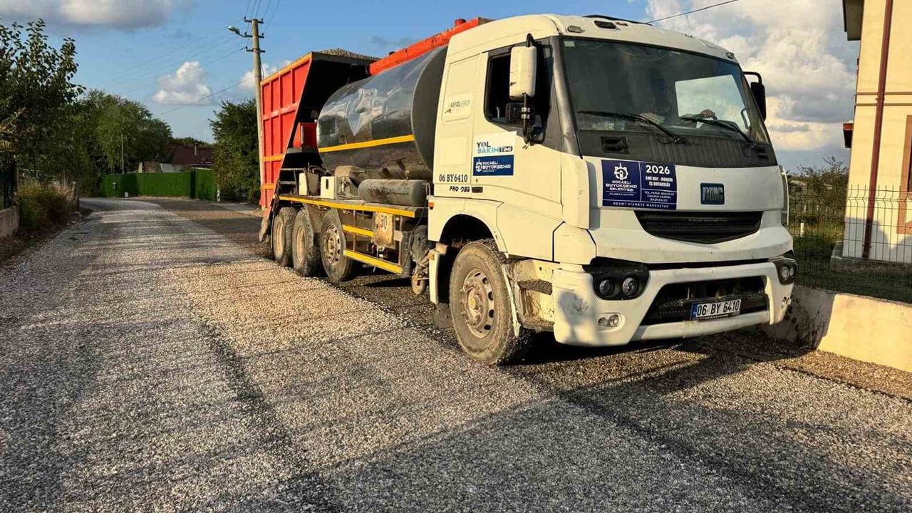 Kandıra'da Karaağaç'tan kırsala uzanan yol güvenliği yatırımı