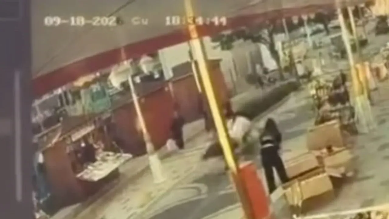 Kapaklı'da trafiğe kapalı caddede çarpışma: küçük bisikletli yaralandı