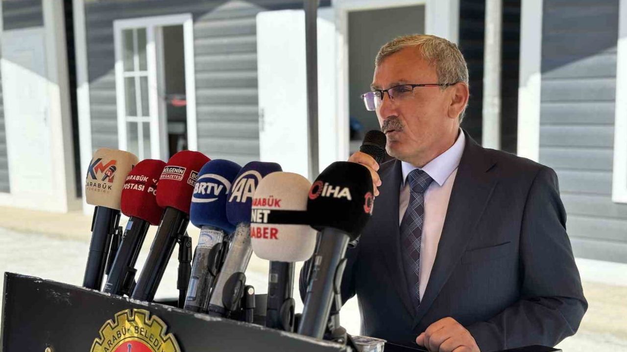 Karabük'te ağır tonajlı araçlar için düzenli bekleme alanı açıldı
