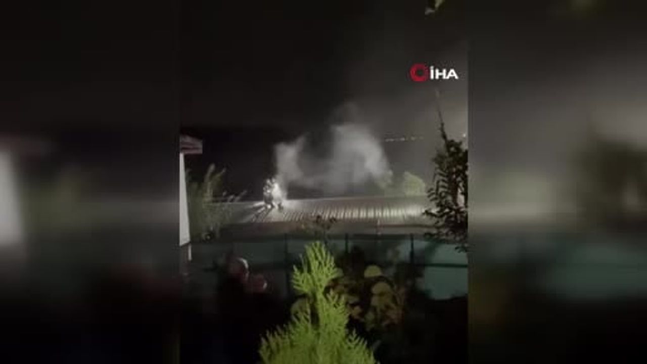 Karacabey’de eski damda çıkan yangın itfaiye ekiplerince söndürüldü