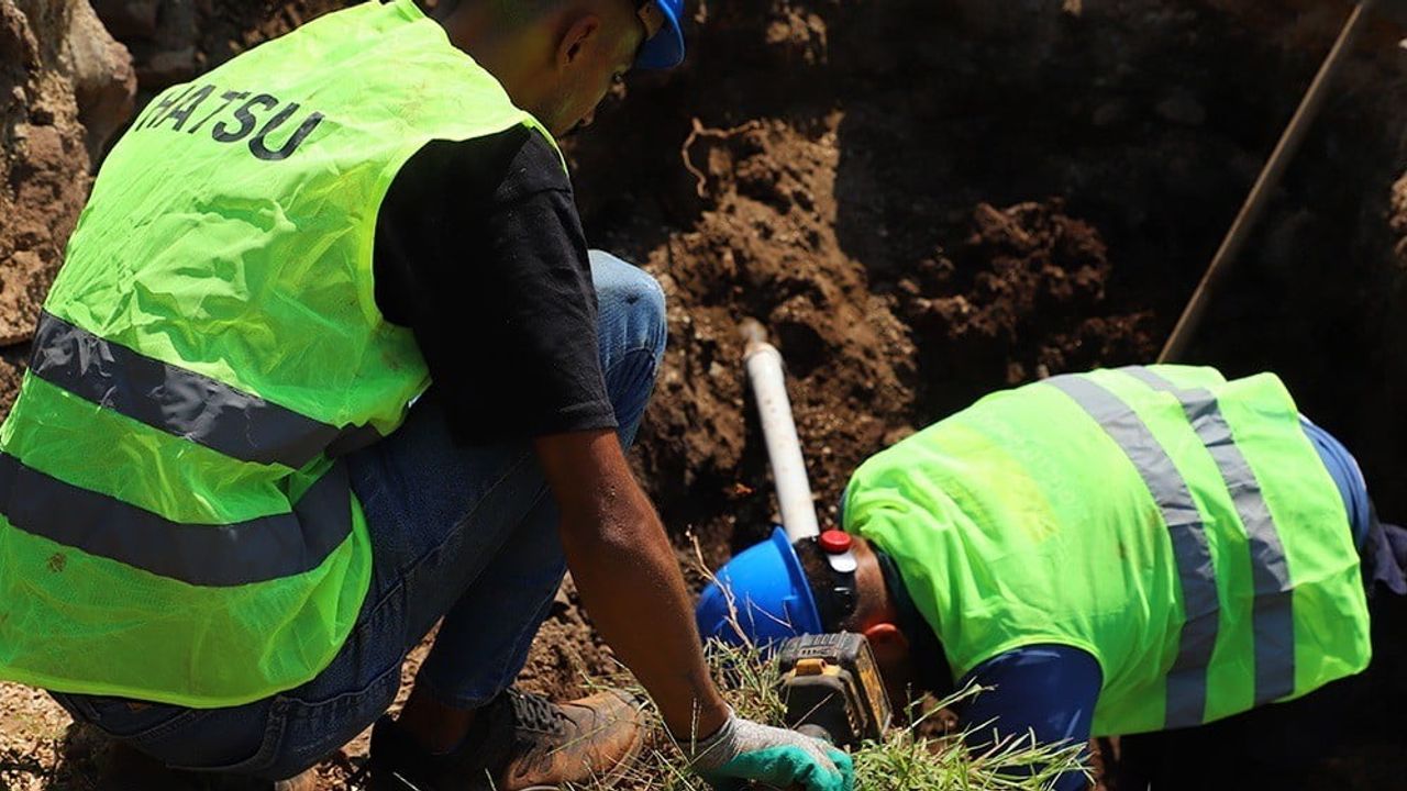 Karaçağıl'da hat yenileme ve yeni kuyu ile su arzı güçlendiriliyor