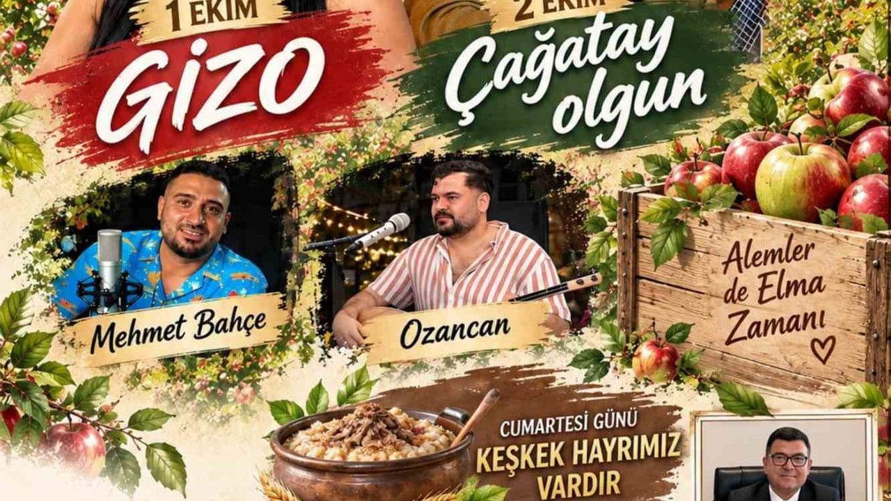 Karacasu'da sonbahar şenliği: Alemler elma, kültür ve sanatla buluşuyor