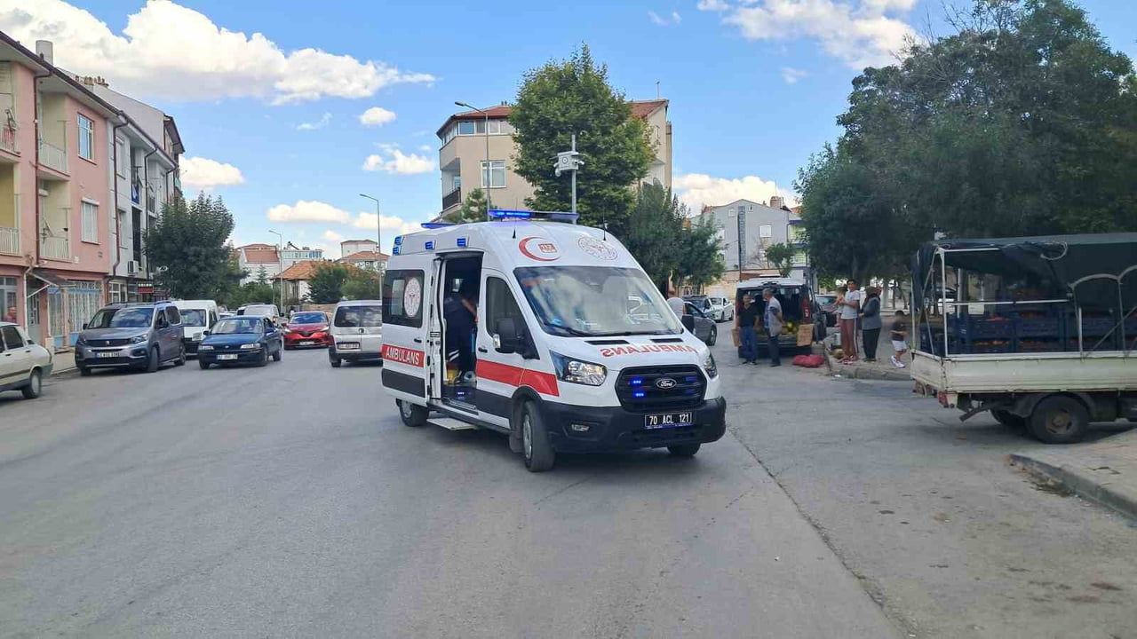 Karaman’da manevra sonrası devrilen elektrikli bisikletin sürücüsü ağır yaralandı