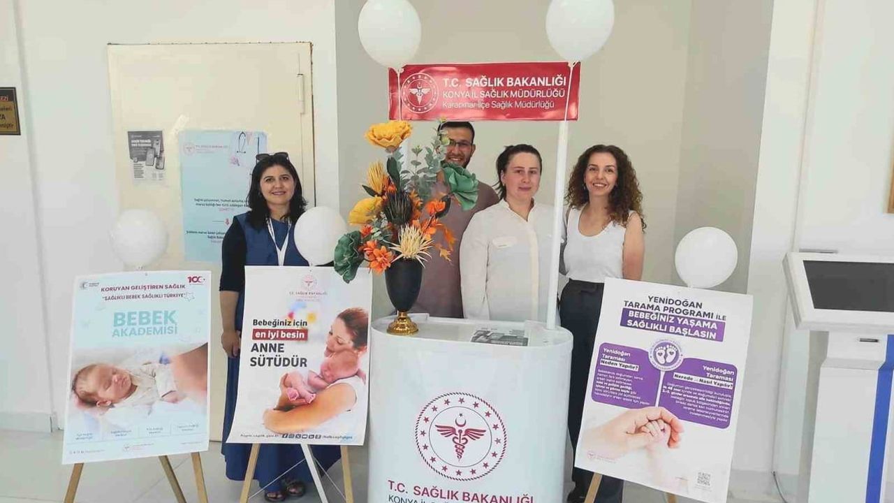 Karapınar'da anne sağlığı bilinci için kapsamlı bilgilendirme etkinliği