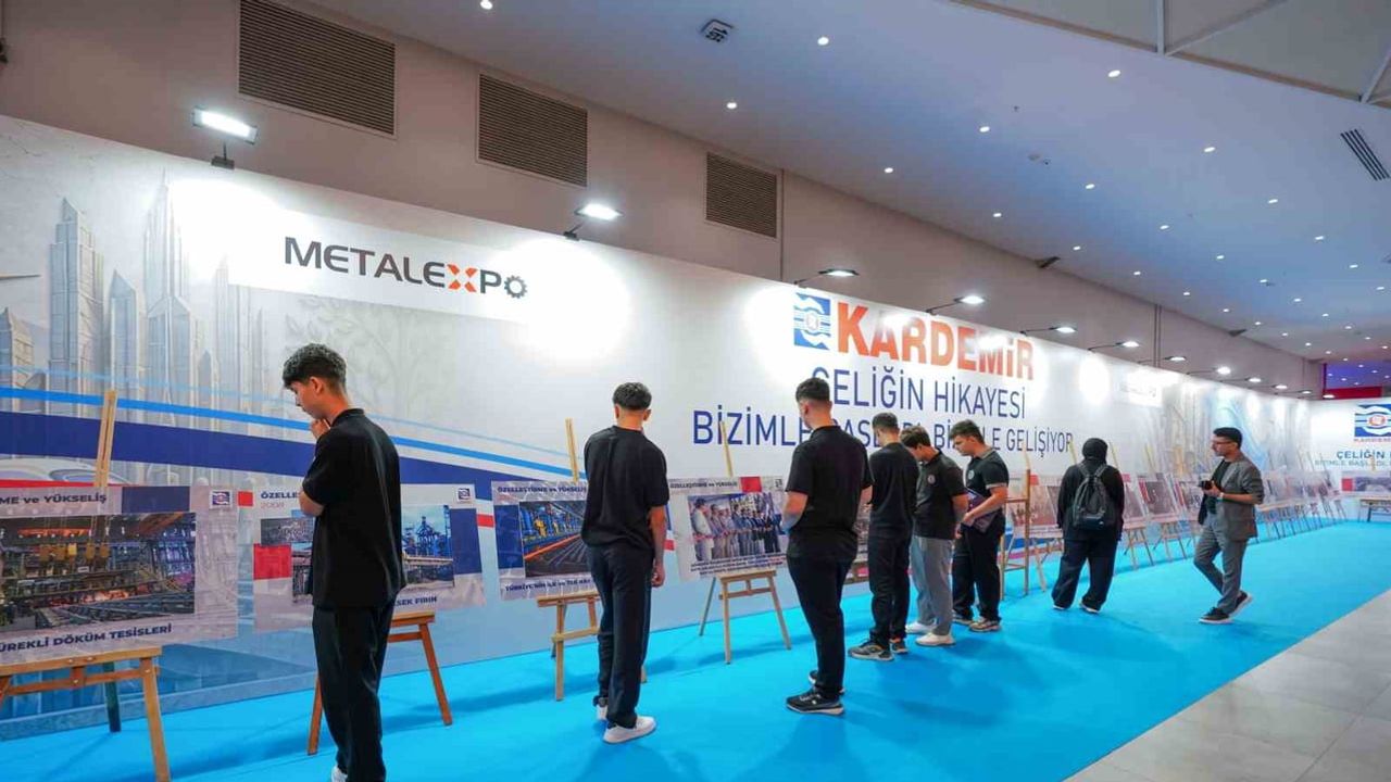 Kardemir MetalExpo'da çeliğin dününü ve bugününü sergiledi