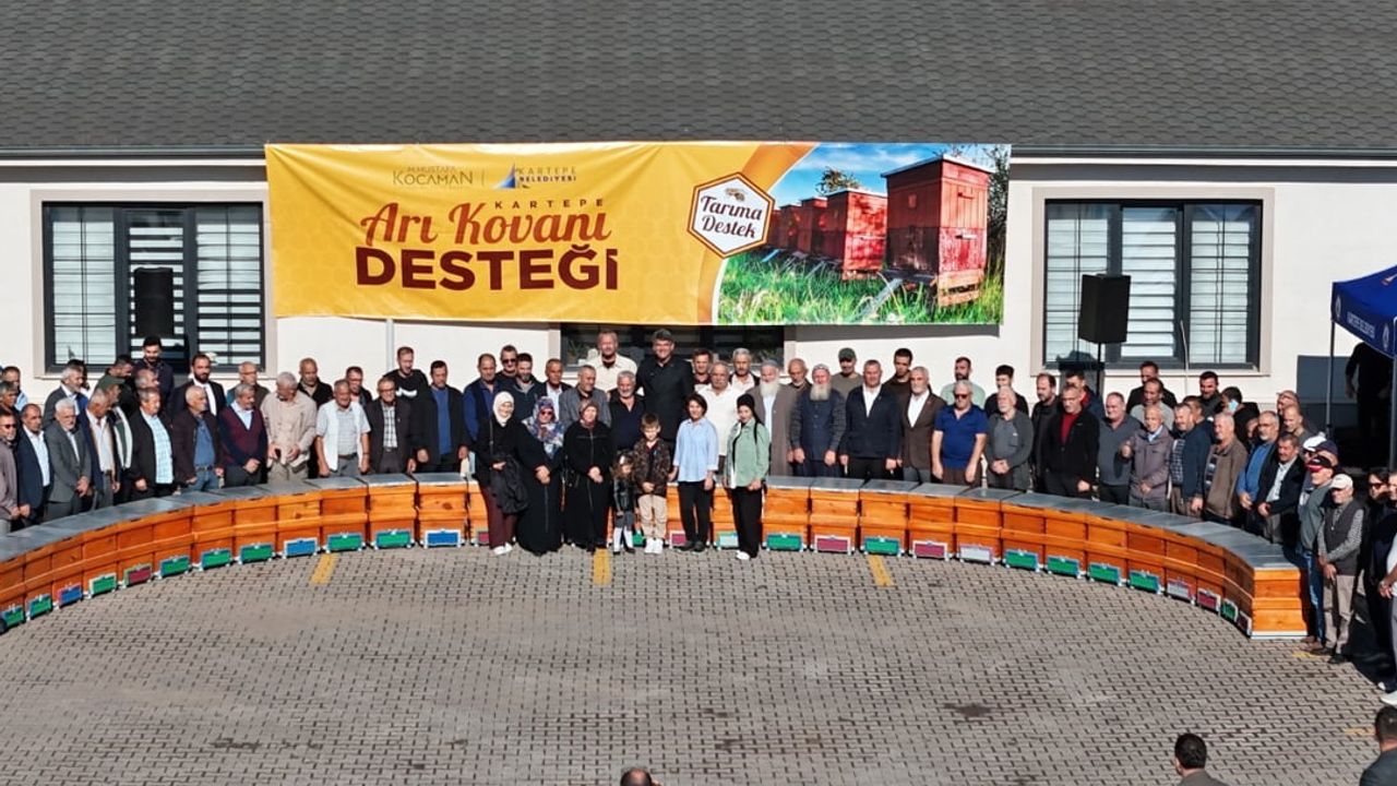 Kartepe'de arıcılığa 250 takım kovanla yeni destek