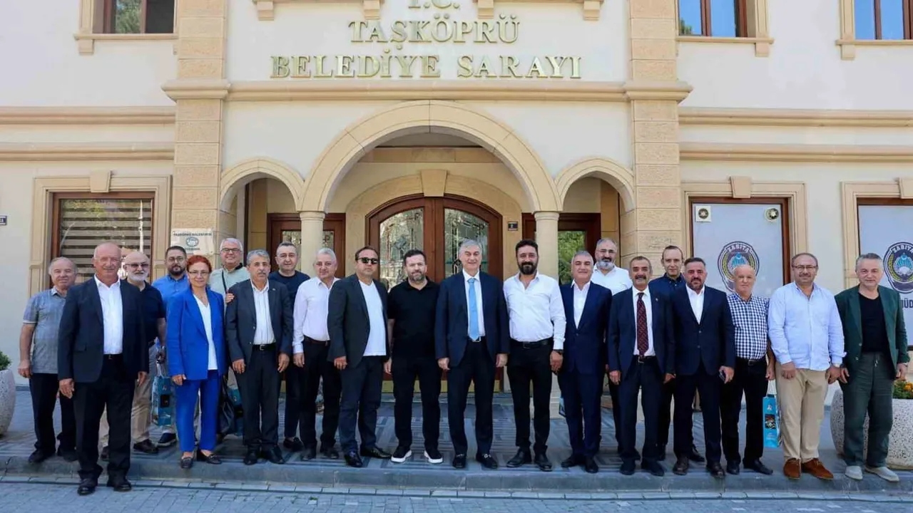 kasıad yönetiminden taşköprü belediyesine ziyaret