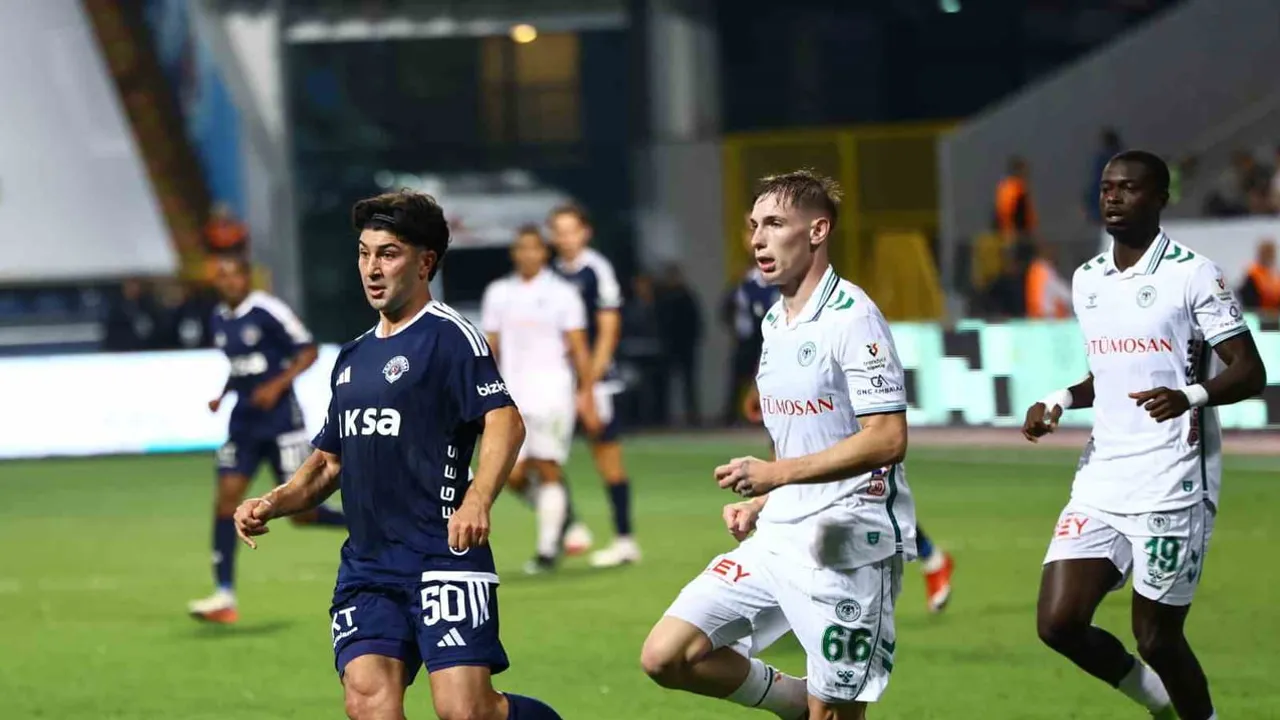 Kasımpaşa ile Konyaspor rövanşı 0-0 sona erdi