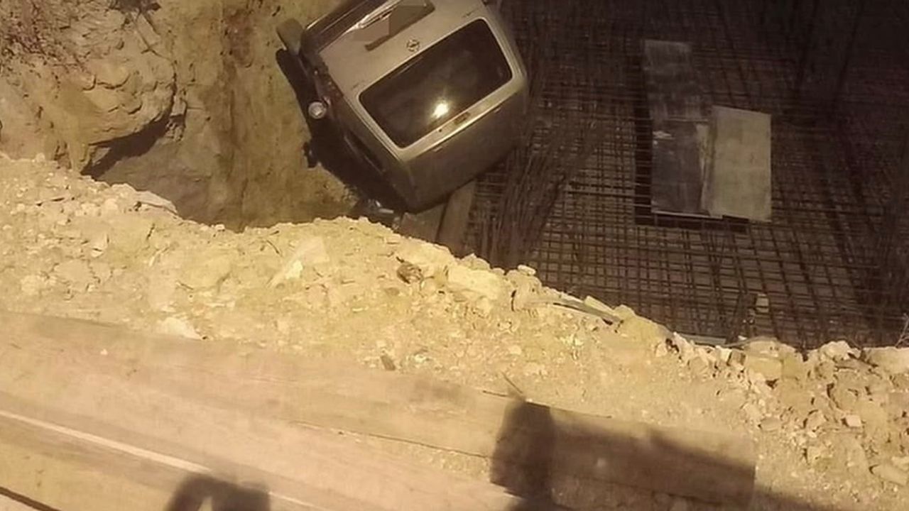 Kavga sonrası araçla çarpma anları Anamur'da cep kamerasına yansıdı