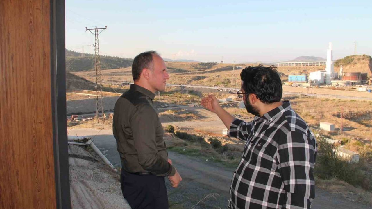 Kaymakam Akpınar Erzin OSB'de çalışmaları yerinde değerlendirdi